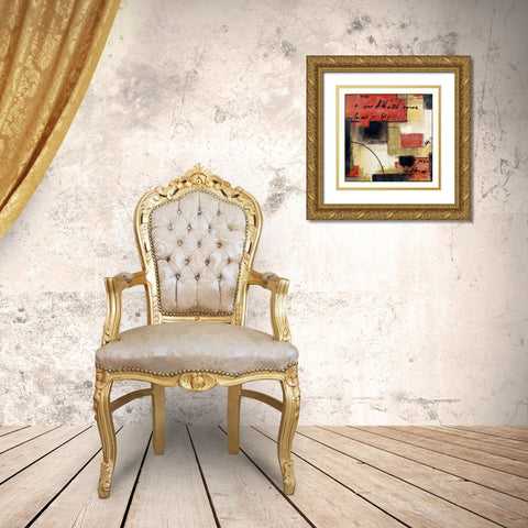 Royal Phase I Gold Ornate Wood Framed Art Print with Double Matting by Marque, Lucia