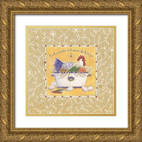 La Cuvette Gold Ornate Wood Framed Art Print with Double Matting by McCollum, Sudi