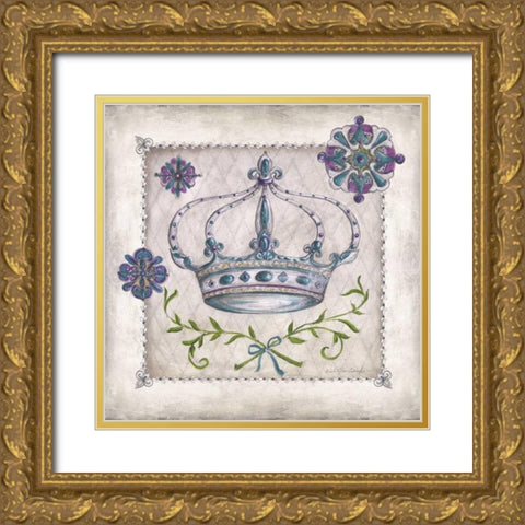 Royal Crown IV Gold Ornate Wood Framed Art Print with Double Matting by McRostie, Kate