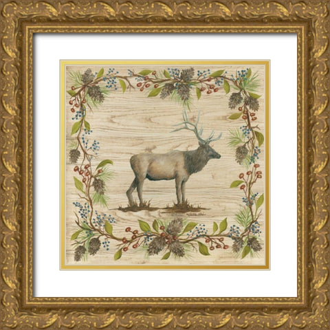 Aspen Woods III Gold Ornate Wood Framed Art Print with Double Matting by McRostie, Kate