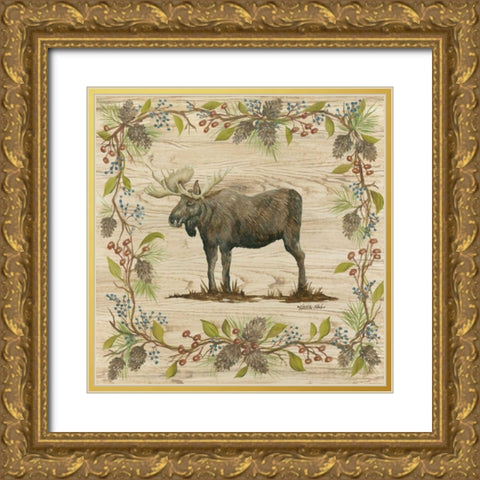 Aspen Woods IV Gold Ornate Wood Framed Art Print with Double Matting by McRostie, Kate