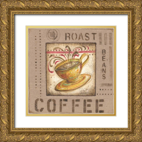 Cafe Valencia I Gold Ornate Wood Framed Art Print with Double Matting by McRostie, Kate