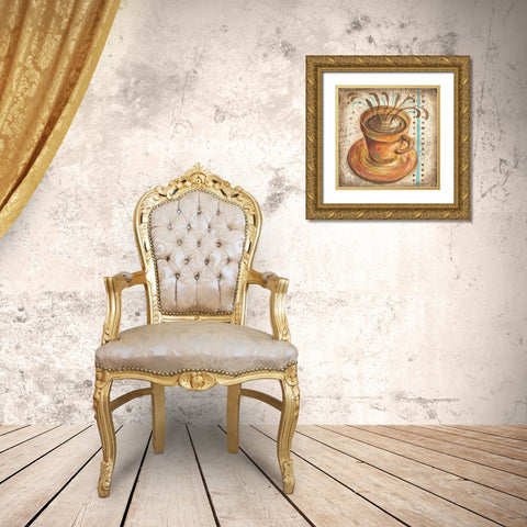 Valencia Cup II Gold Ornate Wood Framed Art Print with Double Matting by McRostie, Kate