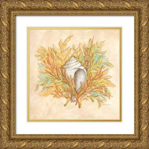 Coral Reef III Gold Ornate Wood Framed Art Print with Double Matting by McRostie, Kate