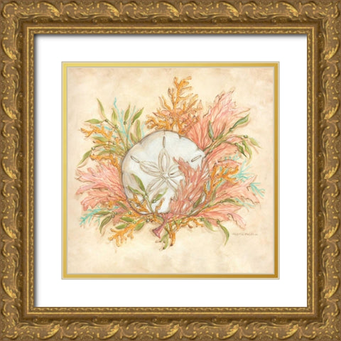 Coral Reef IV Gold Ornate Wood Framed Art Print with Double Matting by McRostie, Kate
