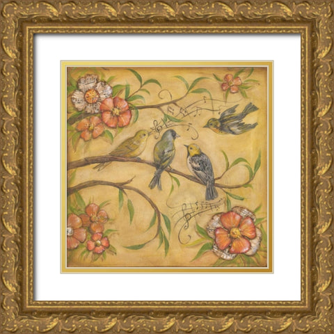 Whistlers Garden II Gold Ornate Wood Framed Art Print with Double Matting by McRostie, Kate