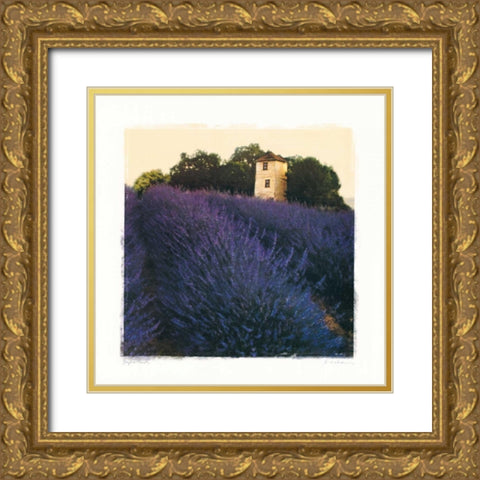 Bayliss Ranch Gold Ornate Wood Framed Art Print with Double Matting by Melious, Amy
