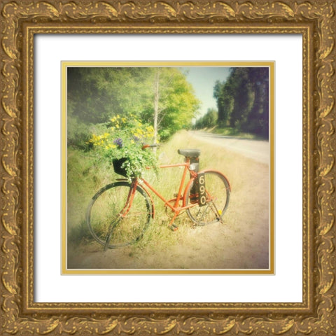 Fun Gold Ornate Wood Framed Art Print with Double Matting by Melious, Amy