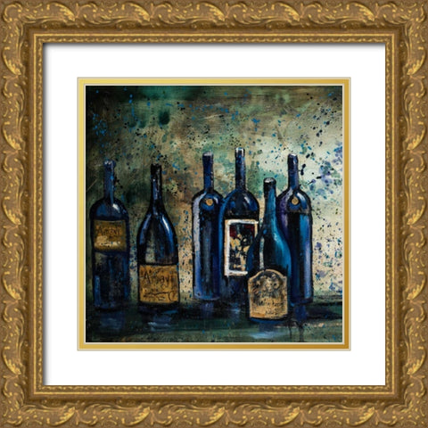 All my Favorites I Gold Ornate Wood Framed Art Print with Double Matting by Monahan, Jodi