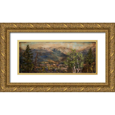 Bitterroot Valley I Gold Ornate Wood Framed Art Print with Double Matting by Monahan, Jodi