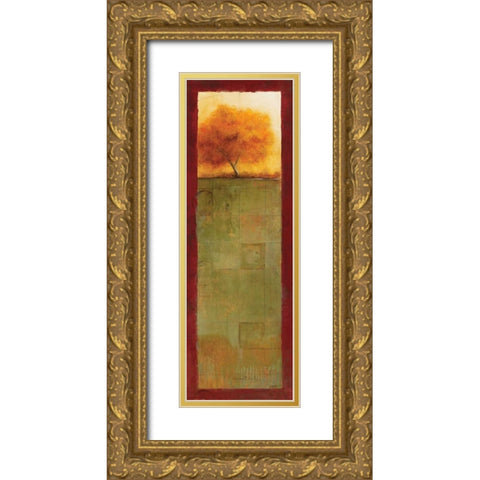 Autumn Vision I Gold Ornate Wood Framed Art Print with Double Matting by Martin, Cheryl