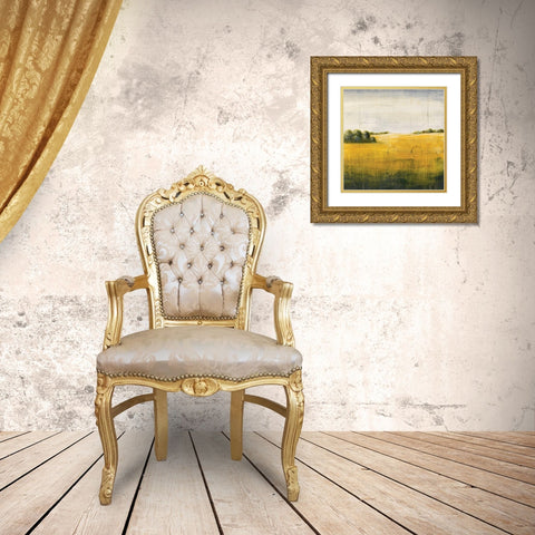 Earth Meets Sky I Gold Ornate Wood Framed Art Print with Double Matting by Martin, Cheryl