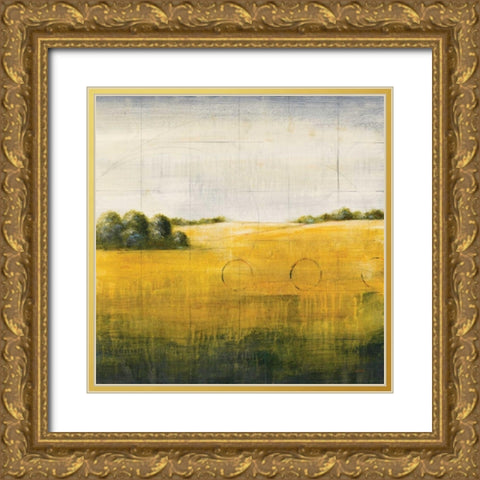 Earth Meets Sky I Gold Ornate Wood Framed Art Print with Double Matting by Martin, Cheryl