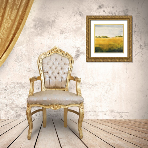 Earth Meets Sky II Gold Ornate Wood Framed Art Print with Double Matting by Martin, Cheryl