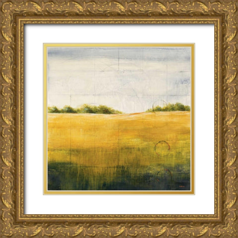 Earth Meets Sky II Gold Ornate Wood Framed Art Print with Double Matting by Martin, Cheryl