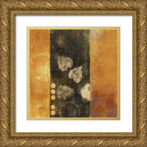 Interconnection I Gold Ornate Wood Framed Art Print with Double Matting by Martin, Cheryl