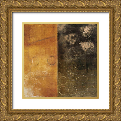 Interconnection II Gold Ornate Wood Framed Art Print with Double Matting by Martin, Cheryl
