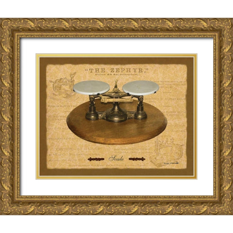 General Store III Gold Ornate Wood Framed Art Print with Double Matting by Ouimette, Gene