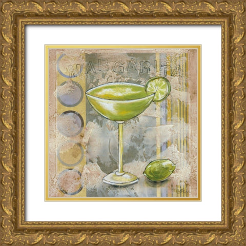 Margarita Gold Ornate Wood Framed Art Print with Double Matting by Osborne, Susan