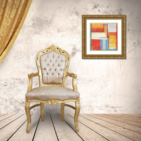 Spring Time I Gold Ornate Wood Framed Art Print with Double Matting by Osborne, Susan