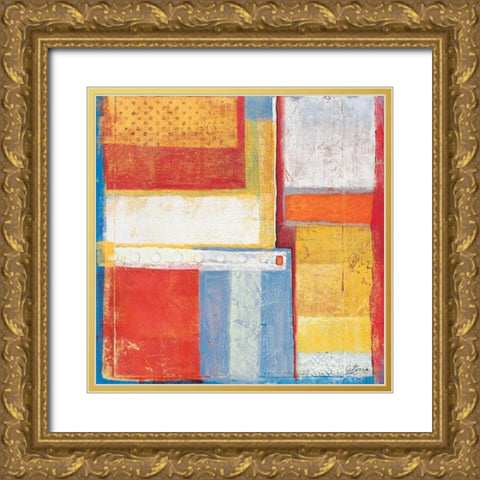 Spring Time I Gold Ornate Wood Framed Art Print with Double Matting by Osborne, Susan