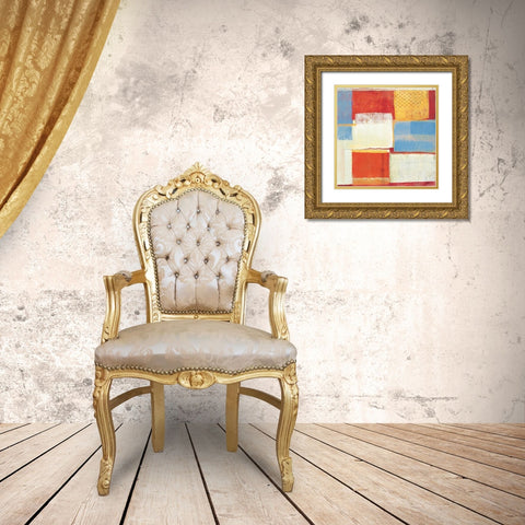 Spring Time II Gold Ornate Wood Framed Art Print with Double Matting by Osborne, Susan