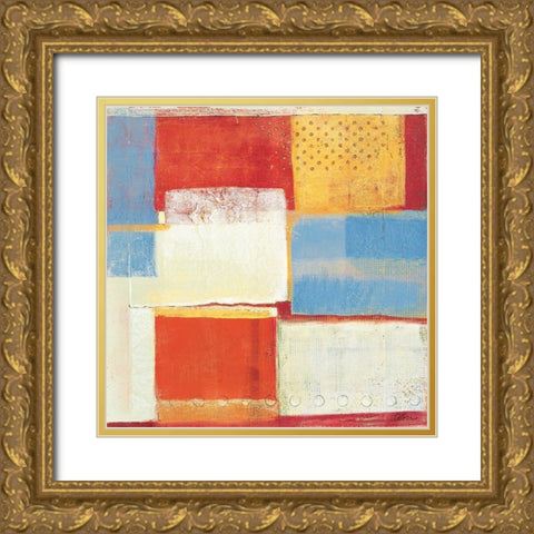 Spring Time II Gold Ornate Wood Framed Art Print with Double Matting by Osborne, Susan