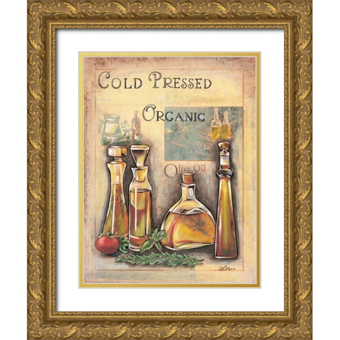 Olive Oil II Gold Ornate Wood Framed Art Print with Double Matting by Osborne, Susan