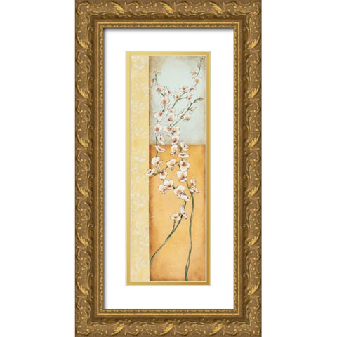 New Beginning I Gold Ornate Wood Framed Art Print with Double Matting by Osborne, Susan