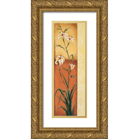 New Beginning II Gold Ornate Wood Framed Art Print with Double Matting by Osborne, Susan