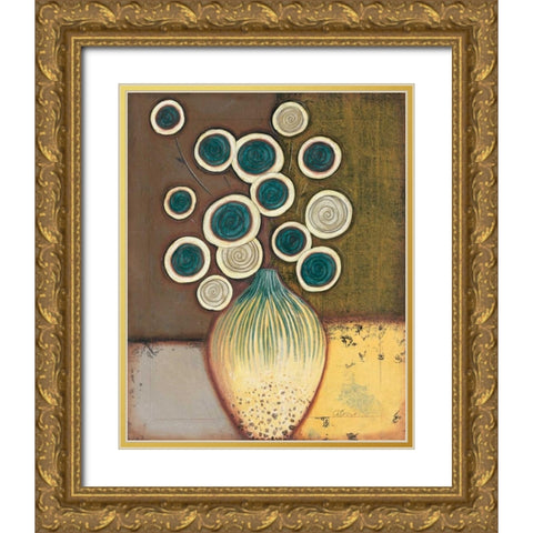 Timeless II Gold Ornate Wood Framed Art Print with Double Matting by Osborne, Susan