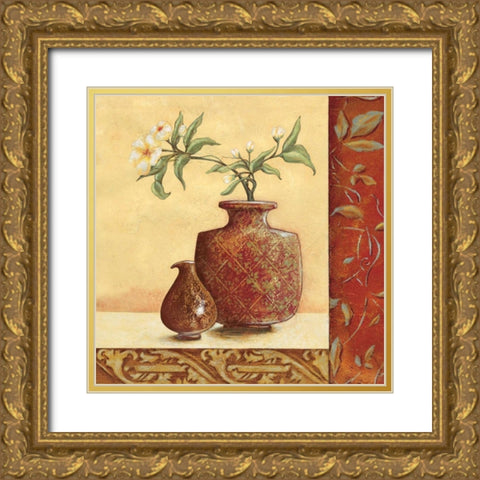 Cinnamon Summer II Gold Ornate Wood Framed Art Print with Double Matting by Osborne, Susan