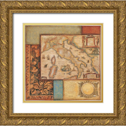 Renaissance I Gold Ornate Wood Framed Art Print with Double Matting by Osborne, Susan