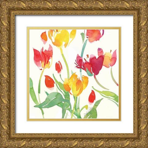 Jardin de Plantes I Gold Ornate Wood Framed Art Print with Double Matting by Paton, Julie