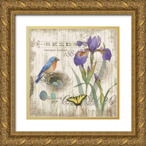 Artists Journal I Gold Ornate Wood Framed Art Print with Double Matting by Paton, Julie