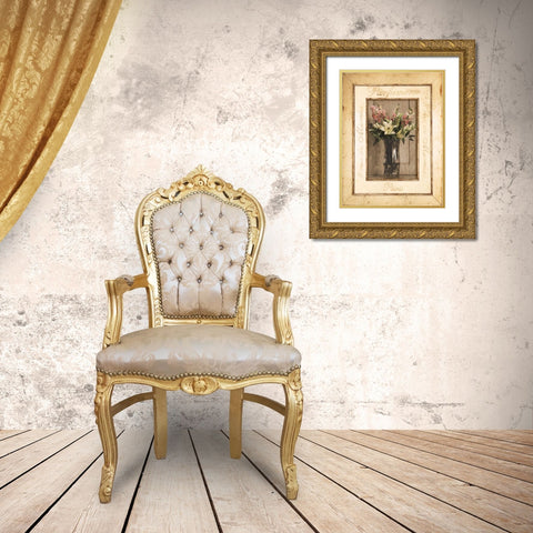 Nostalgia II Gold Ornate Wood Framed Art Print with Double Matting by Pela Design