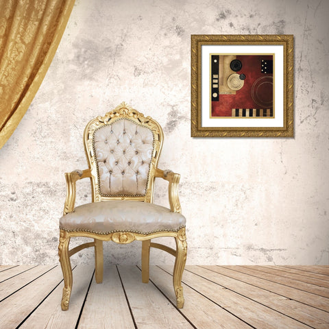 Radius II Gold Ornate Wood Framed Art Print with Double Matting by Poloson, Kimberly