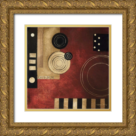 Radius II Gold Ornate Wood Framed Art Print with Double Matting by Poloson, Kimberly