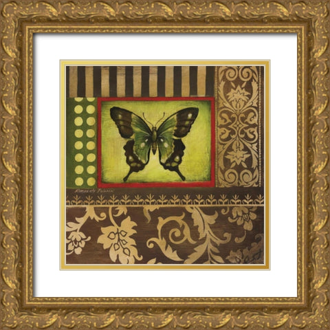 Over the Rainbow III Gold Ornate Wood Framed Art Print with Double Matting by Poloson, Kimberly