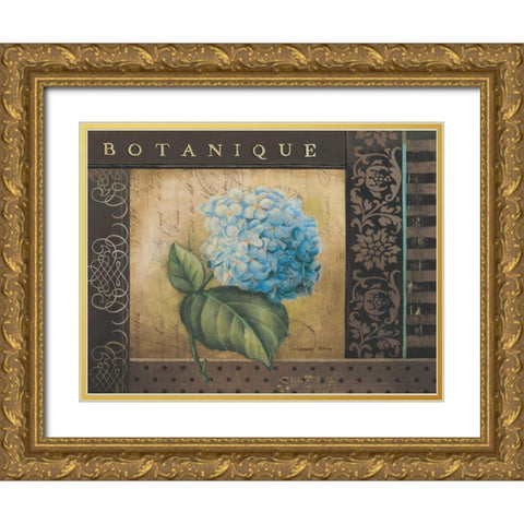 Botanique I Gold Ornate Wood Framed Art Print with Double Matting by Poloson, Kimberly