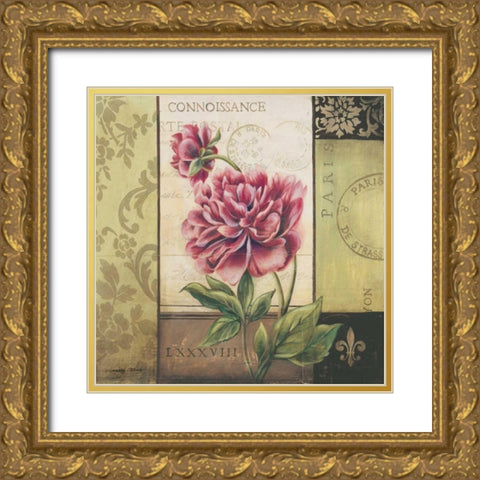 Le Jardin Secret II Gold Ornate Wood Framed Art Print with Double Matting by Poloson, Kimberly