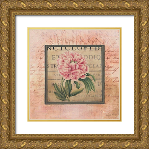 Blooming Paris II Gold Ornate Wood Framed Art Print with Double Matting by Poloson, Kimberly