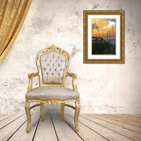 Majestic Coast I Gold Ornate Wood Framed Art Print with Double Matting by Williams, Alex