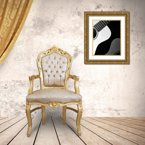 Acoustic Reflection I Gold Ornate Wood Framed Art Print with Double Matting by Burkhart, Monika