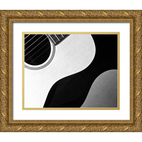Acoustic Reflection III Gold Ornate Wood Framed Art Print with Double Matting by Burkhart, Monika