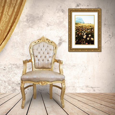 Mountain Summer I Gold Ornate Wood Framed Art Print with Double Matting by Berzel, Erin