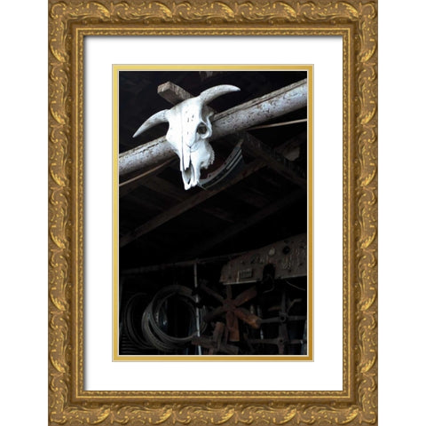 The Ranch Gold Ornate Wood Framed Art Print with Double Matting by Berzel, Erin