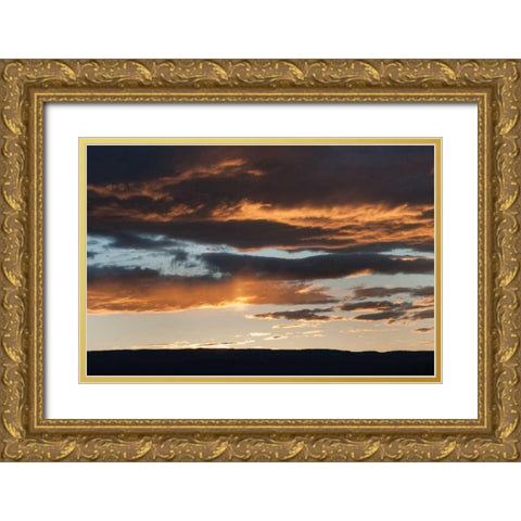 Washington Gorge I Gold Ornate Wood Framed Art Print with Double Matting by Berzel, Erin