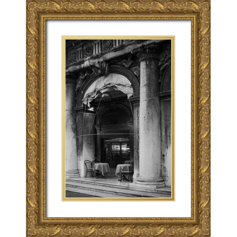 Venice Arches V Gold Ornate Wood Framed Art Print with Double Matting by Crane, Rita