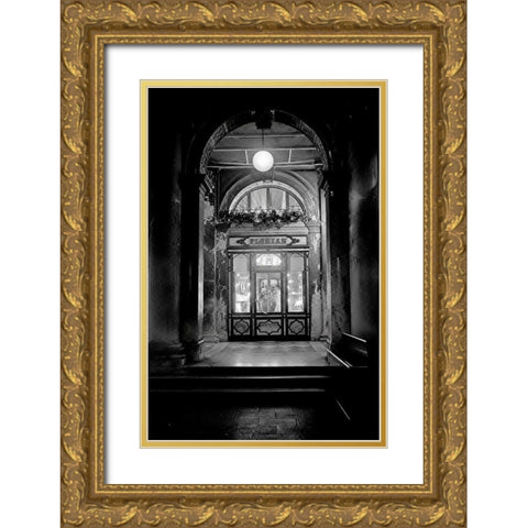 Venice Arches VI Gold Ornate Wood Framed Art Print with Double Matting by Crane, Rita